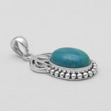Chrysocolla Silver Pendants