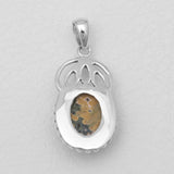 Ocean Jasper Silver Pendants