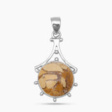 Brecciated Mookaite Silver Pendants