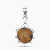 Brecciated Mookaite Silver Pendants