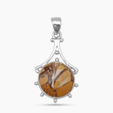 Brecciated Mookaite Silver Pendants