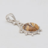 Brecciated Mookaite Silver Pendants