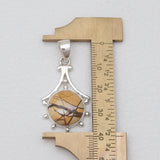 Brecciated Mookaite Silver Pendants