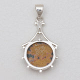 Brecciated Mookaite Silver Pendants