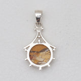 Brecciated Mookaite Silver Pendants