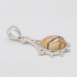 Brecciated Mookaite Silver Pendants