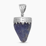 Rough Tanzanite Silver Designer Pendants