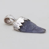 Rough Tanzanite Silver Designer Pendants