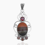 Polychrome Jasper Silver Jewelry Sets