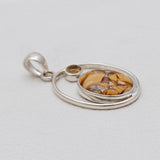 Brecciated Mookaite Silver Pendants