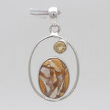 Brecciated Mookaite Silver Pendants