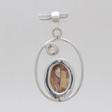 Brecciated Mookaite Silver Pendants