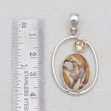 Brecciated Mookaite Silver Pendants