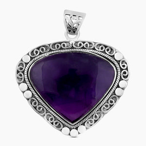 925 Sterling Silver Black Rutile Pendants