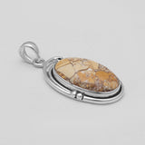 Brecciated Mookaite Silver Pendants