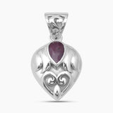 925 Sterling Silver Ruby Pendants