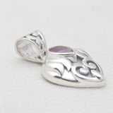 925 Sterling Silver Ruby Pendants