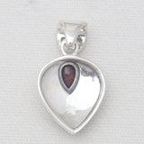 925 Sterling Silver Ruby Pendants