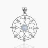 925 Silver Rainbow Moonstone Pendants