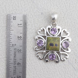 Tasmanian Serpentine Silver Jewelry Sets