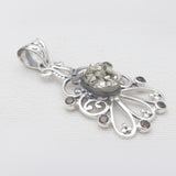 Pyrite Druzy Silver Pendants