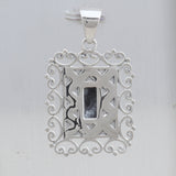 Dendrite Opal 925 Silver Pendant