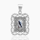 925 Silver Dendritic Opal Pendants