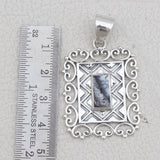 925 Silver Dendrite Opal Pendant