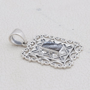 925 Silver Dendritic Opal Pendants