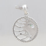 925 Sterling Silver Chrysoprase Pendant