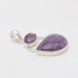 925 Sterling Silver Charoite Pendants
