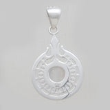 Rainbow Moonstone Silver Pendants