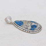 925 Sterling Silver K2 Jasper Pendants