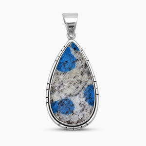 925 Sterling Silver K2 Jasper Pendants
