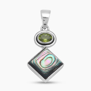 925 Silver Abalone Shell Pendants