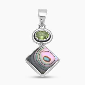 925 Silver Abalone Shell Pendants