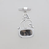 925 Sterling Silver Dendritic Opal Pendants