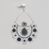 925 Sterling Silver Tibetan Turquoise Jewelry Sets