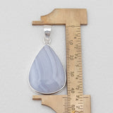 Blue Lace Agate 925 Silver Pendants