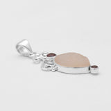 925 Silver Titanium Druzy Pendants