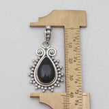 Black Onyx Silver Pendants