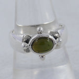 Tourmaline Silver Ring