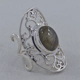 Labradorite Silver Ring