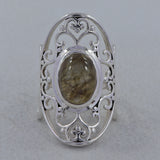 Labradorite Silver Ring