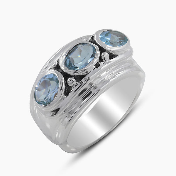 Amethyst Silver Rings