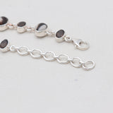 Peanut Wood Jasper Silver Bracelets