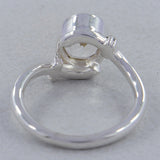 Natural Citrine Gemstone Silver Ring