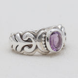 925 Sterling Silver Amethyst Rings