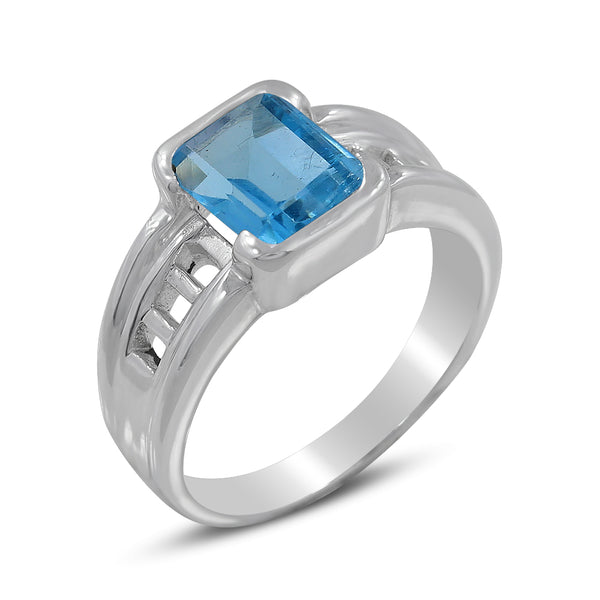 925 Silver Amethyst Designer Ring