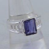 Amethyst Designer Ring 925 Sterling Silver